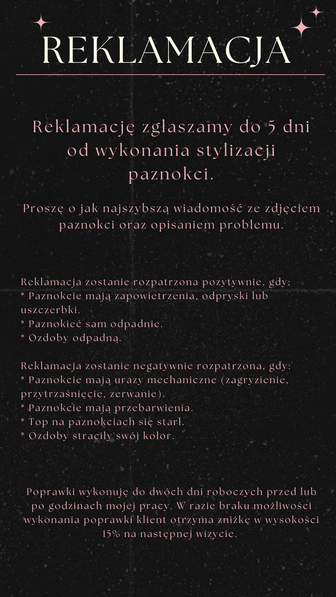 Zasady zgłaszania reklamacji